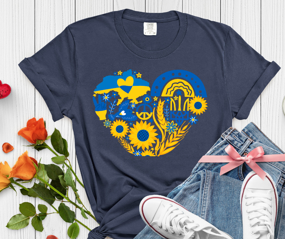 Peace for Ukraine tshirt or tank top