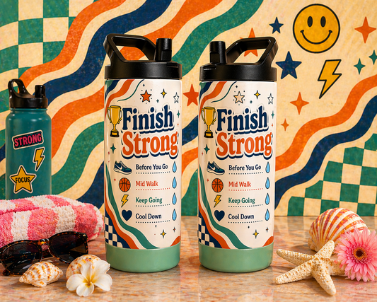 Finish Strong Custom Hydration Tumbler