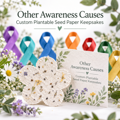 Awareness Event Seed Paper Keepsakes