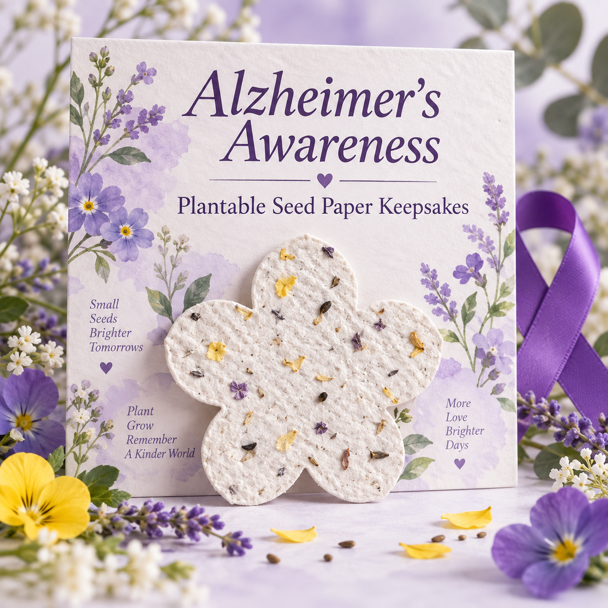 Awareness Event Seed Paper Keepsakes