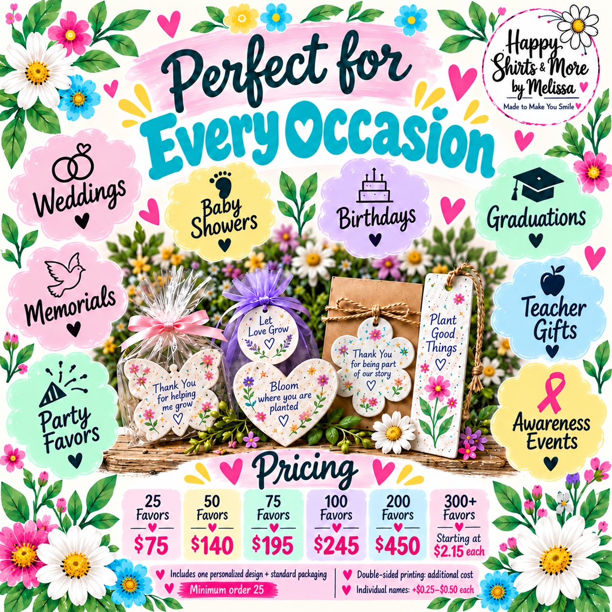 Personalized Plantable Seed Paper Keepsakes & Event Gifts