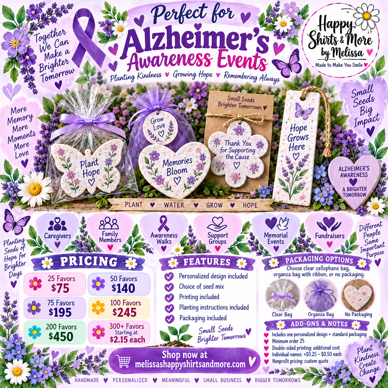Personalized Plantable Seed Paper Keepsakes & Event Gifts