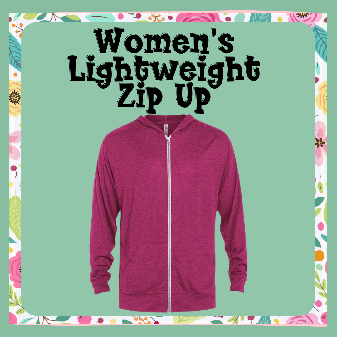 Delta Platinum Adult Tri-Blend Full Zip Lightweight Jacket
