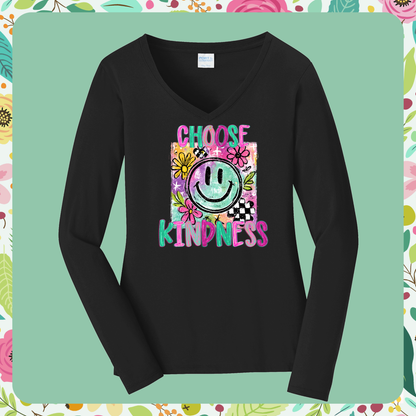 Women’s Long Sleeve V Neck
