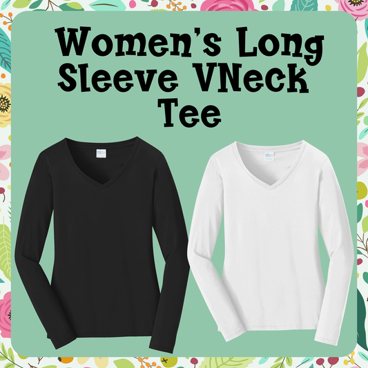 Women’s Long Sleeve V Neck