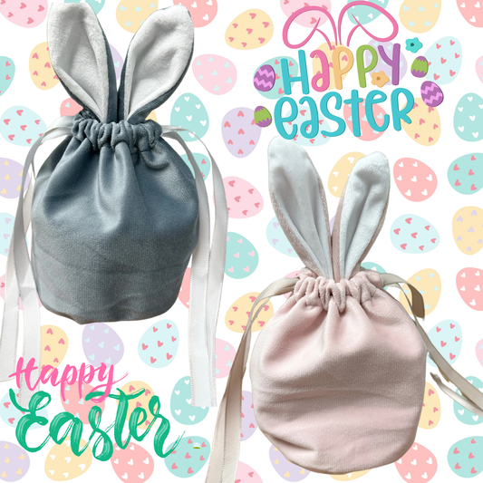 Personalized Velvet Easter Treat Pouch