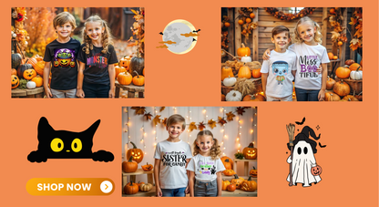 Kids Custom  Halloween TShirt