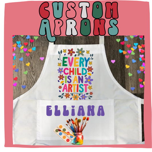 Child Apron- Cooking or Art