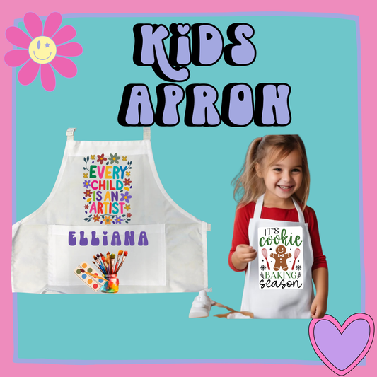 Child's Apron- Art or Cooking