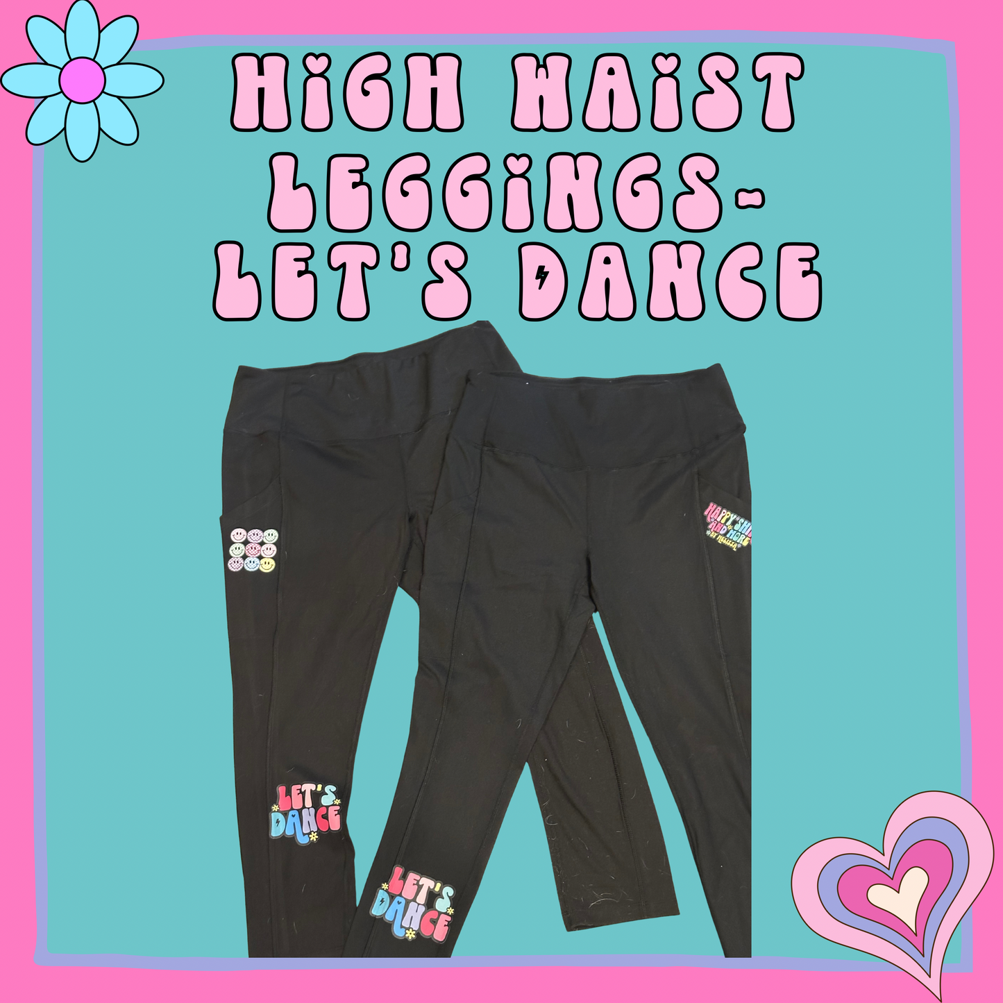 Women's Workout Leggings with pocket- Let’s Dance