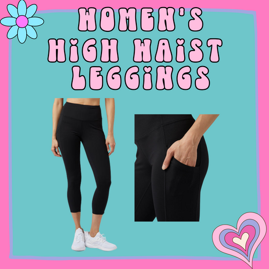 Women's Workout Leggings with pocket- Custom