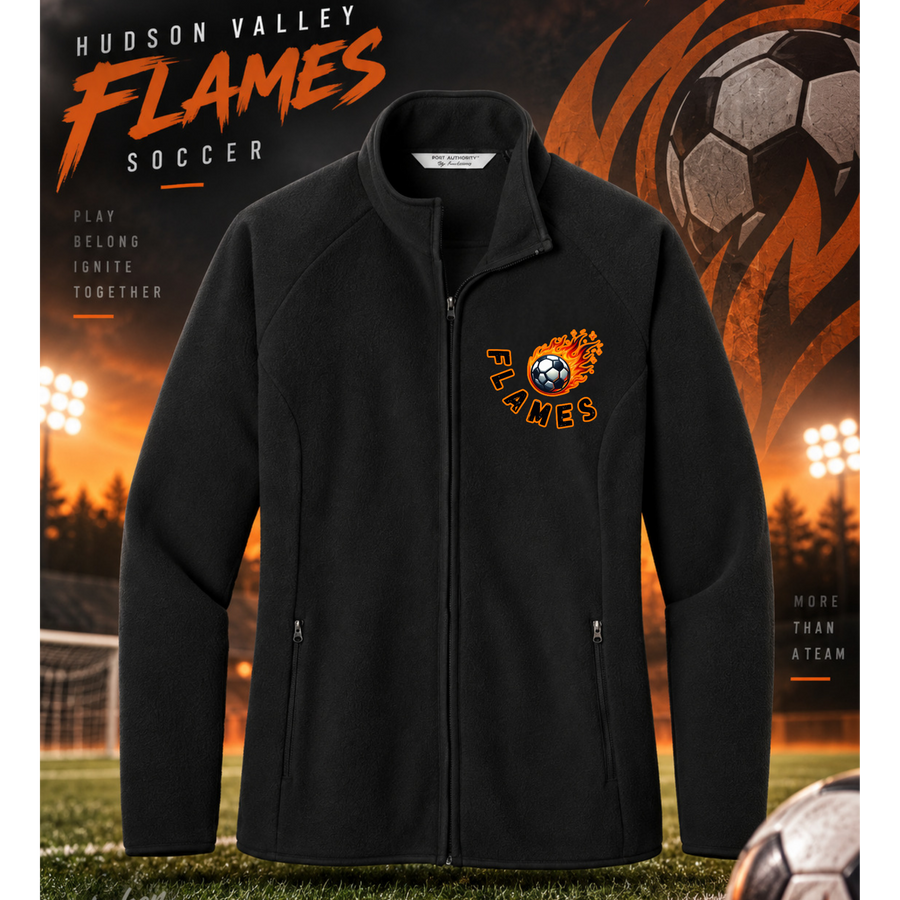 Hudson Valley Flames- Women’s Raglan Fleece Zip Up