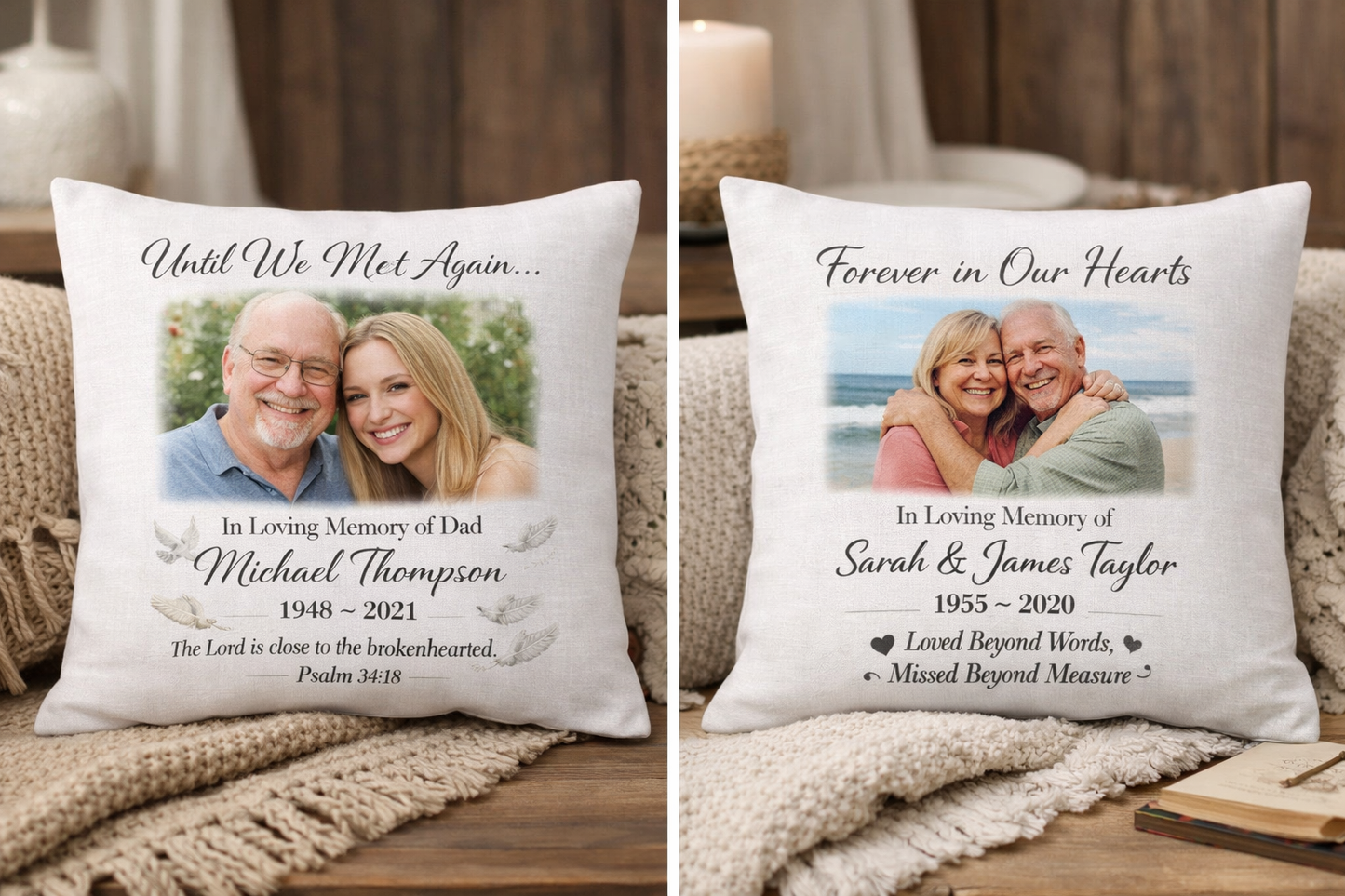 ❤️Memorial Pillow – A Loving Tribute to Someone Special ❤️
