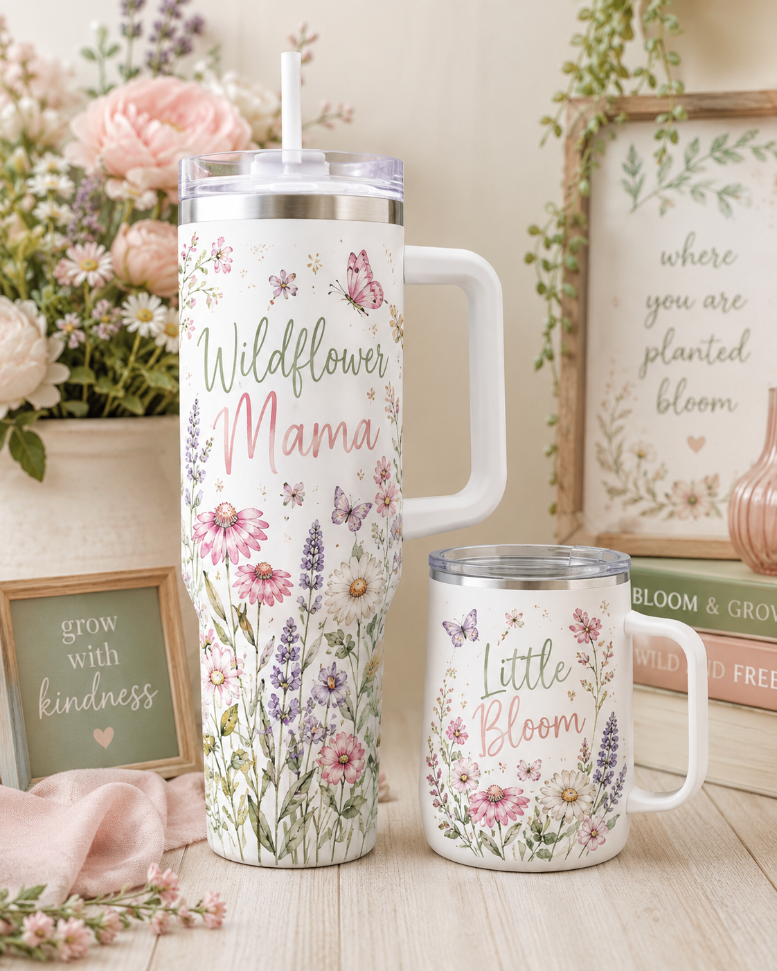 Matching Mommy & Me Tumbler Set