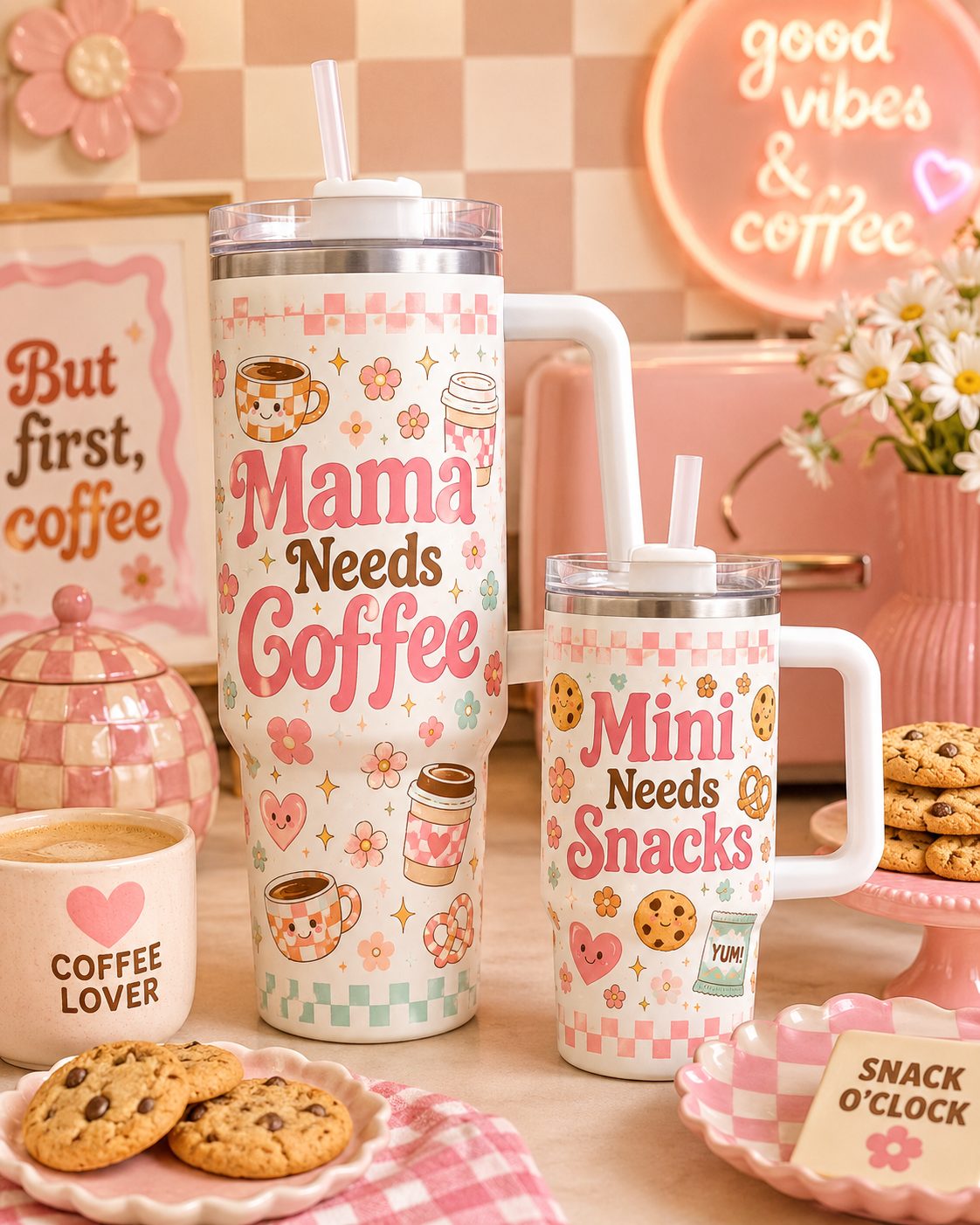 Matching Mommy & Me Tumbler Set