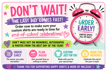 End of School Tees