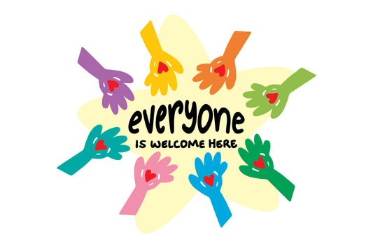 Everyone is Welcome Here Unisex T Shirt