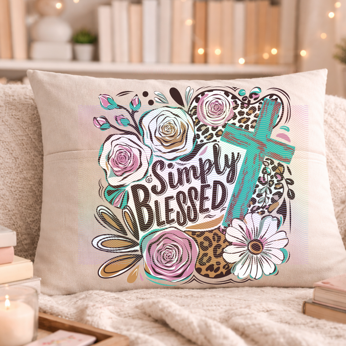 Throw Pillow- Simply Blessed