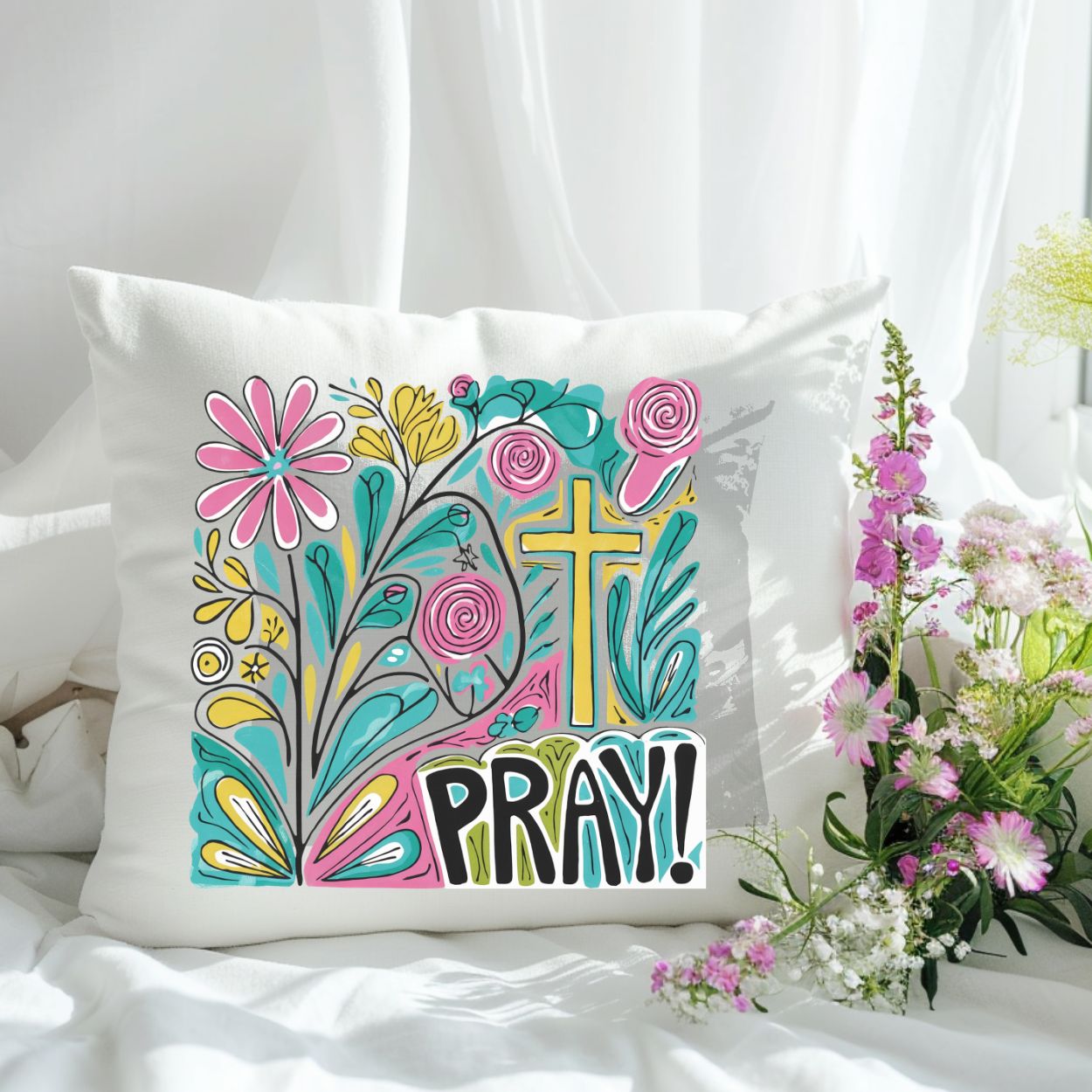 Throw Pillow- Pray