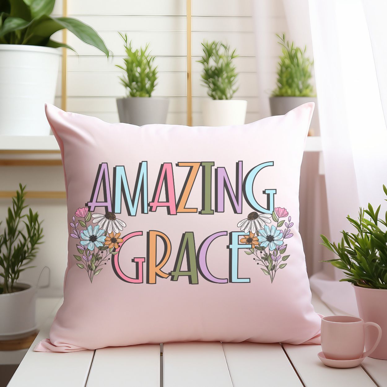 Throw Pillow- Amazing Grace