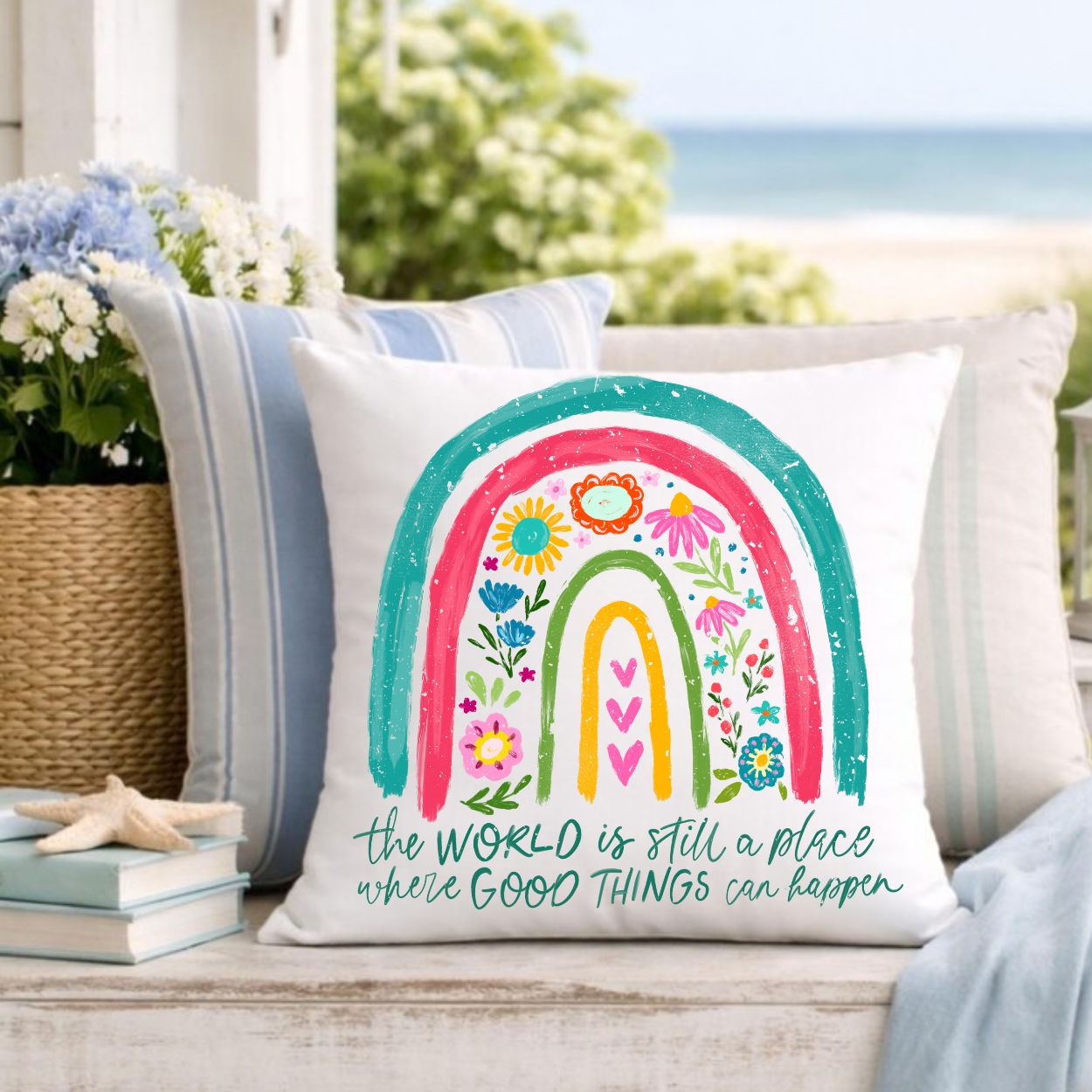 Throw Pillow- Good Things Happen