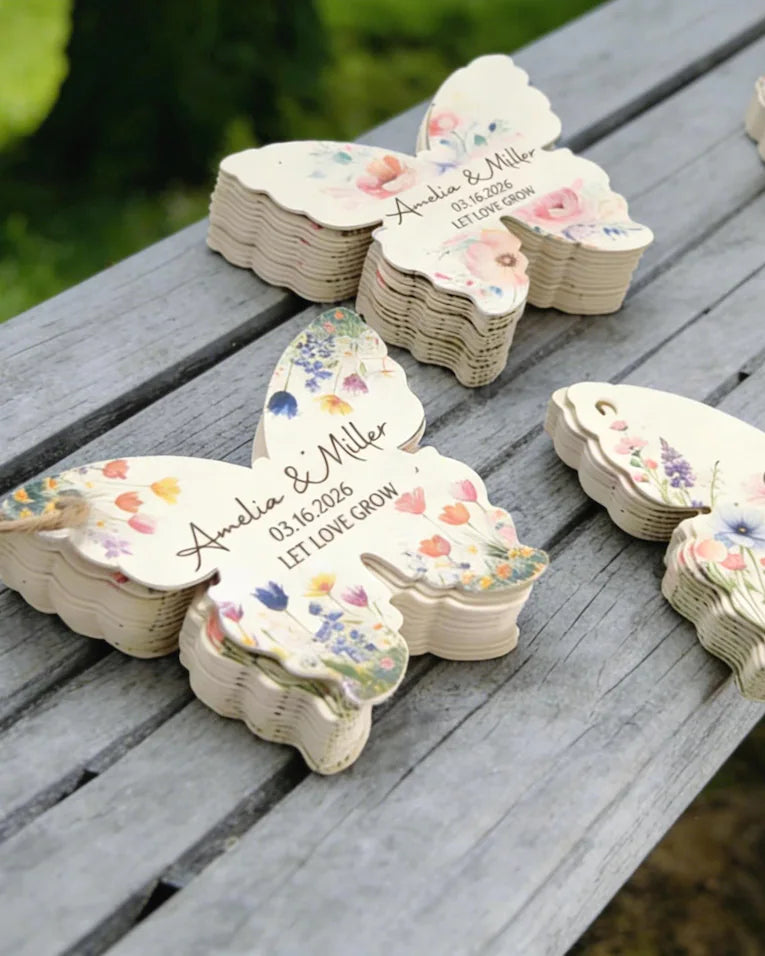 Personalized Plantable Seed Paper Keepsakes & Event Gifts