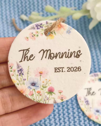 Personalized Plantable Seed Paper Keepsakes & Event Gifts