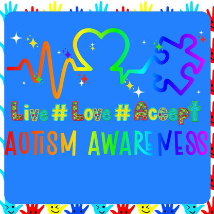 Live Love Accept Autism Awareness TShirt