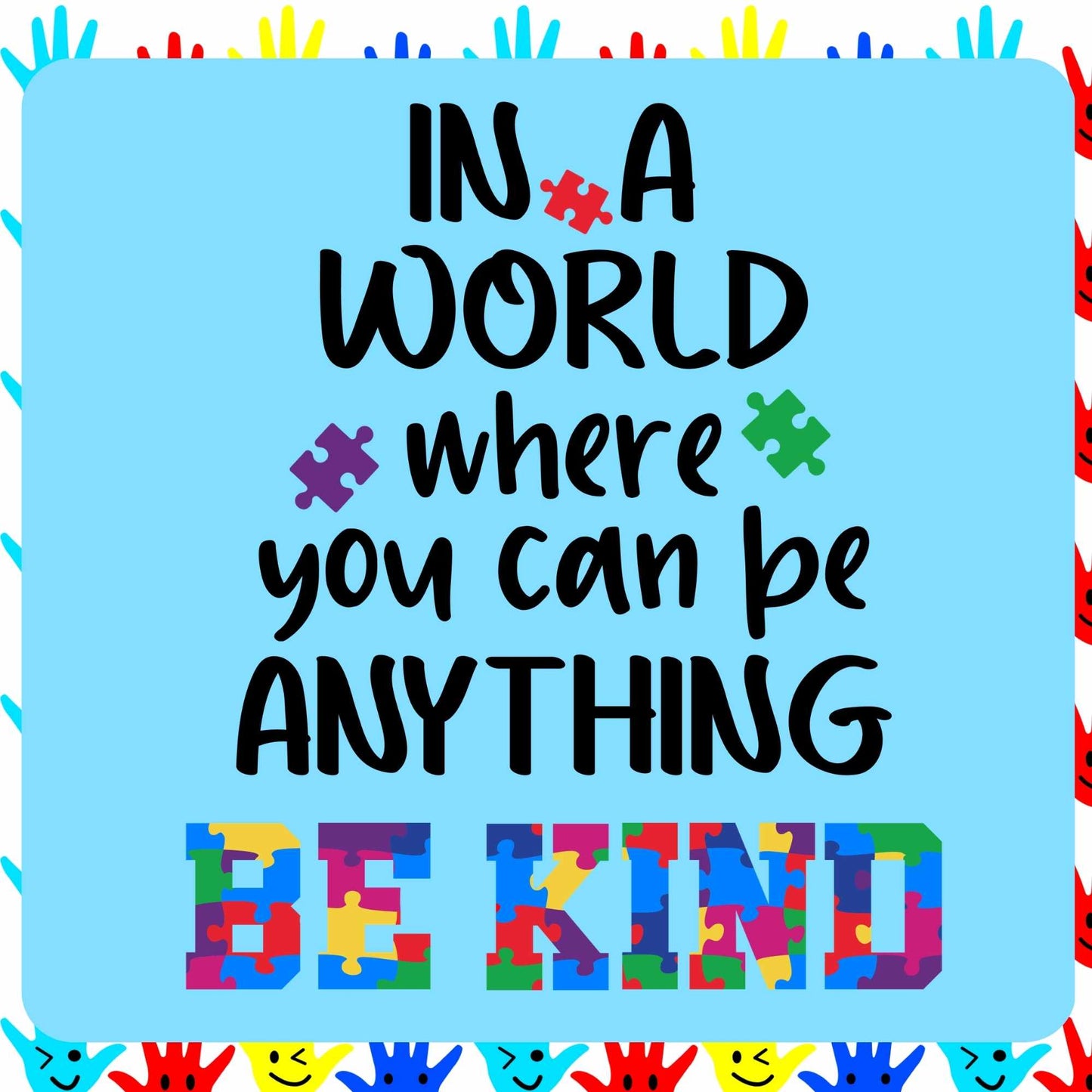 Autism Awareness Be Kind TShirt