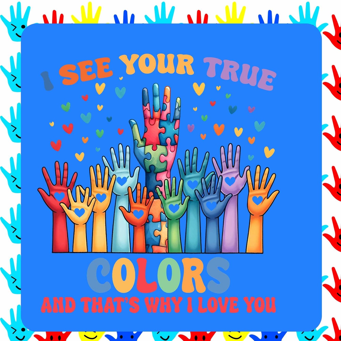 Autism Awareness True Colors  TShirt