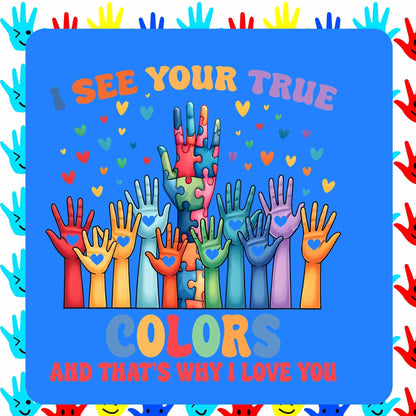 Autism Awareness True Colors  TShirt