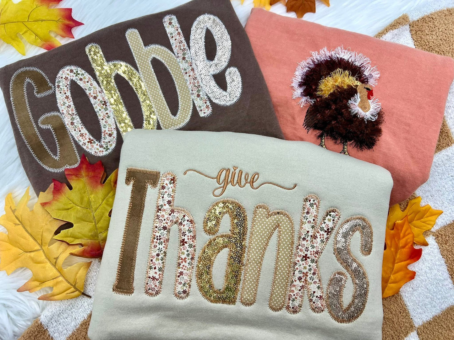 Season of Gratitude Premium Embroidered Sweatshirt