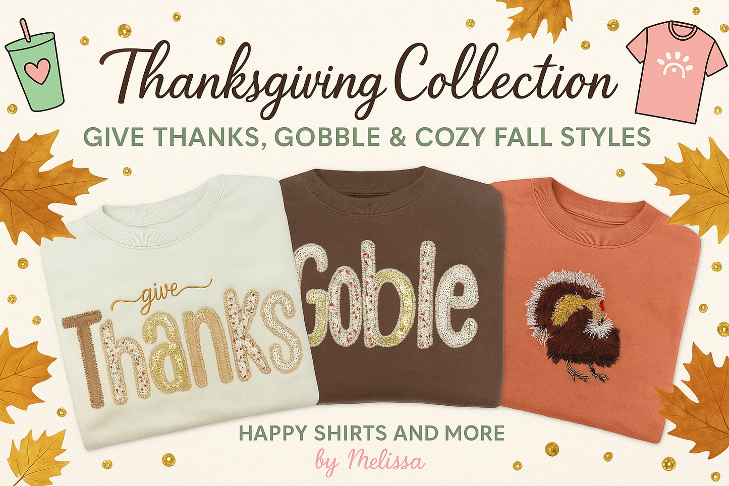 Season of Gratitude Premium Embroidered Sweatshirt