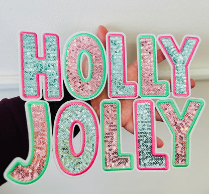 Holiday Sequin Patches for Sweatshirts or Hoodies!