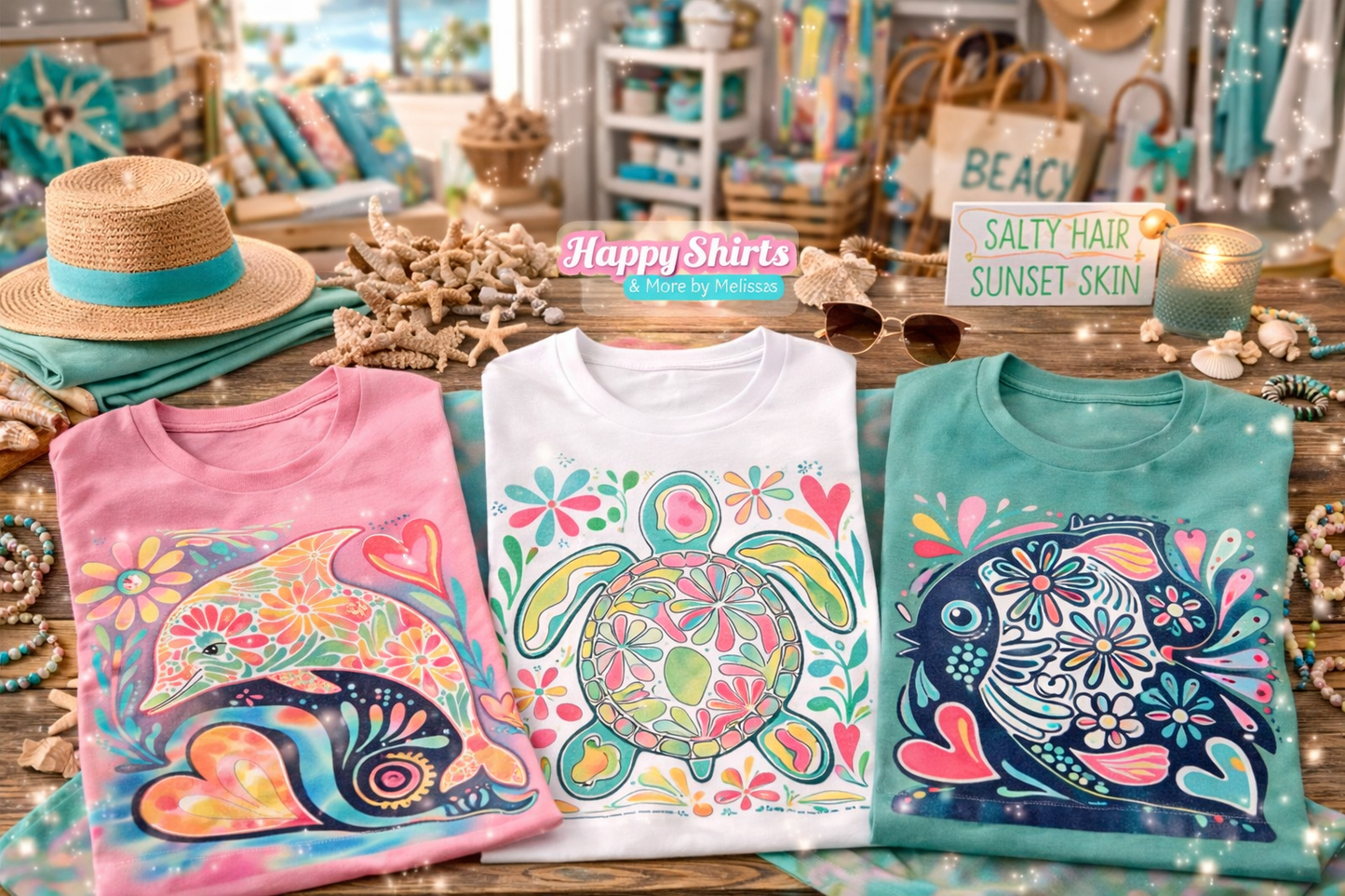 Boho Marine Life- Hand Drawn Starfish