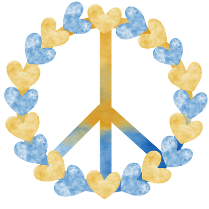 Peace for Ukraine tshirt or tank top