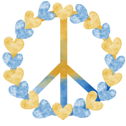 Peace for Ukraine tshirt or tank top