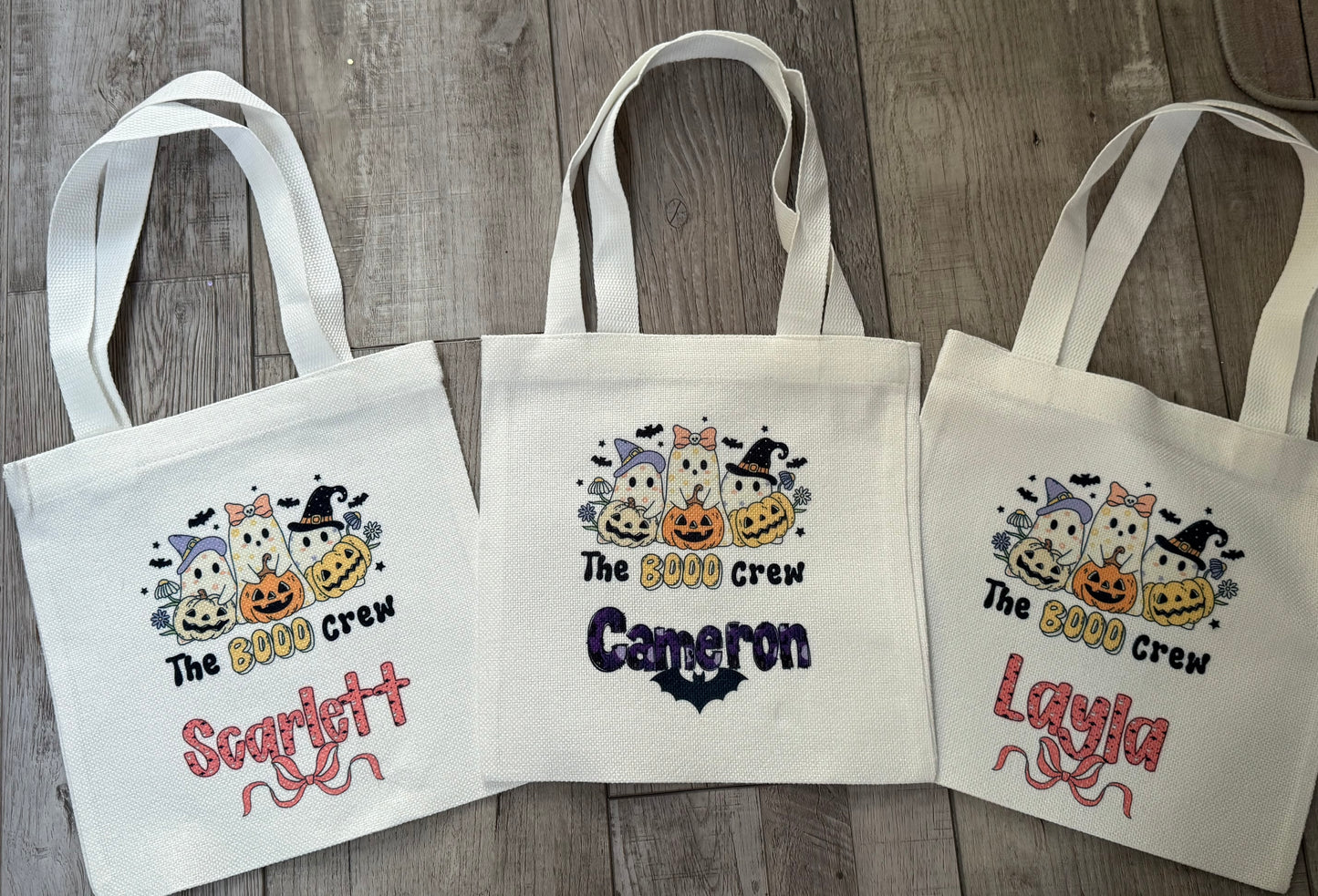 Halloween Trick or Treat Bags- Mini Size 8x8