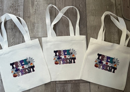 Halloween Trick or Treat Bags- Mini Size 8x8