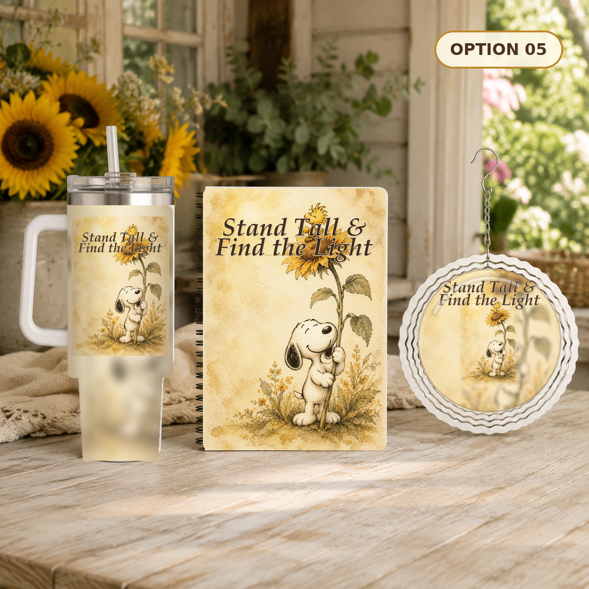 Sunflowers and Snoopy Gifts