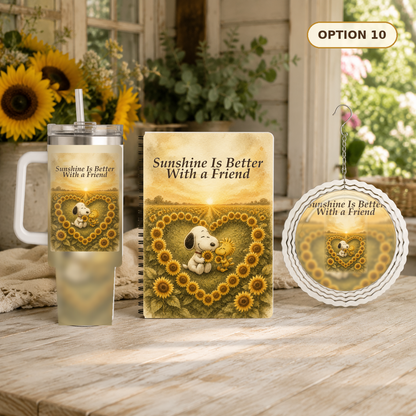 Sunflowers and Snoopy Gifts