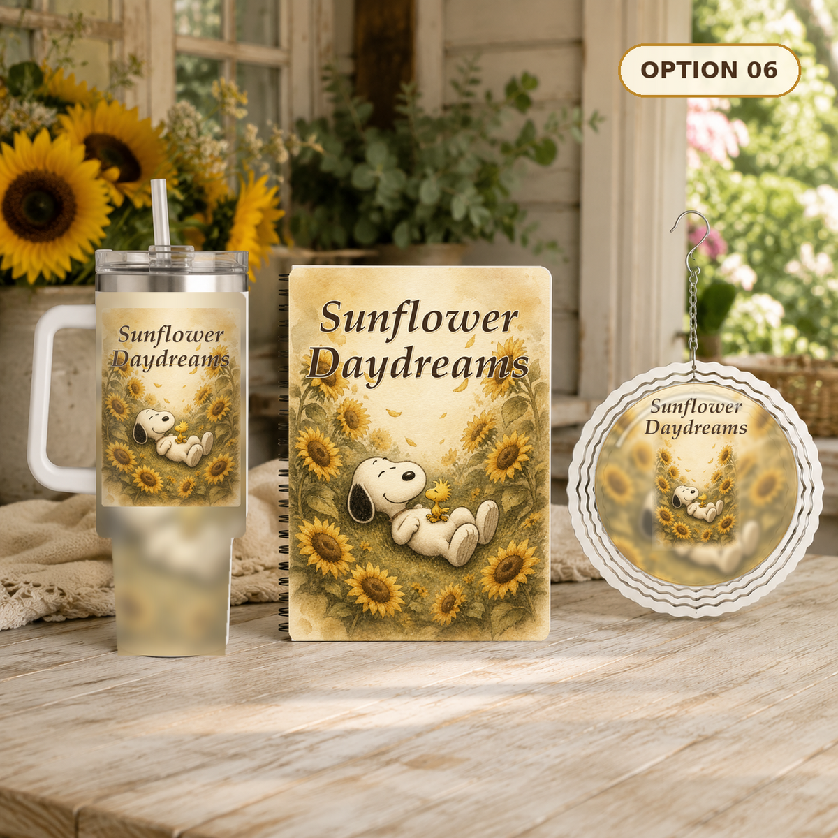 Sunflowers and Snoopy Gifts