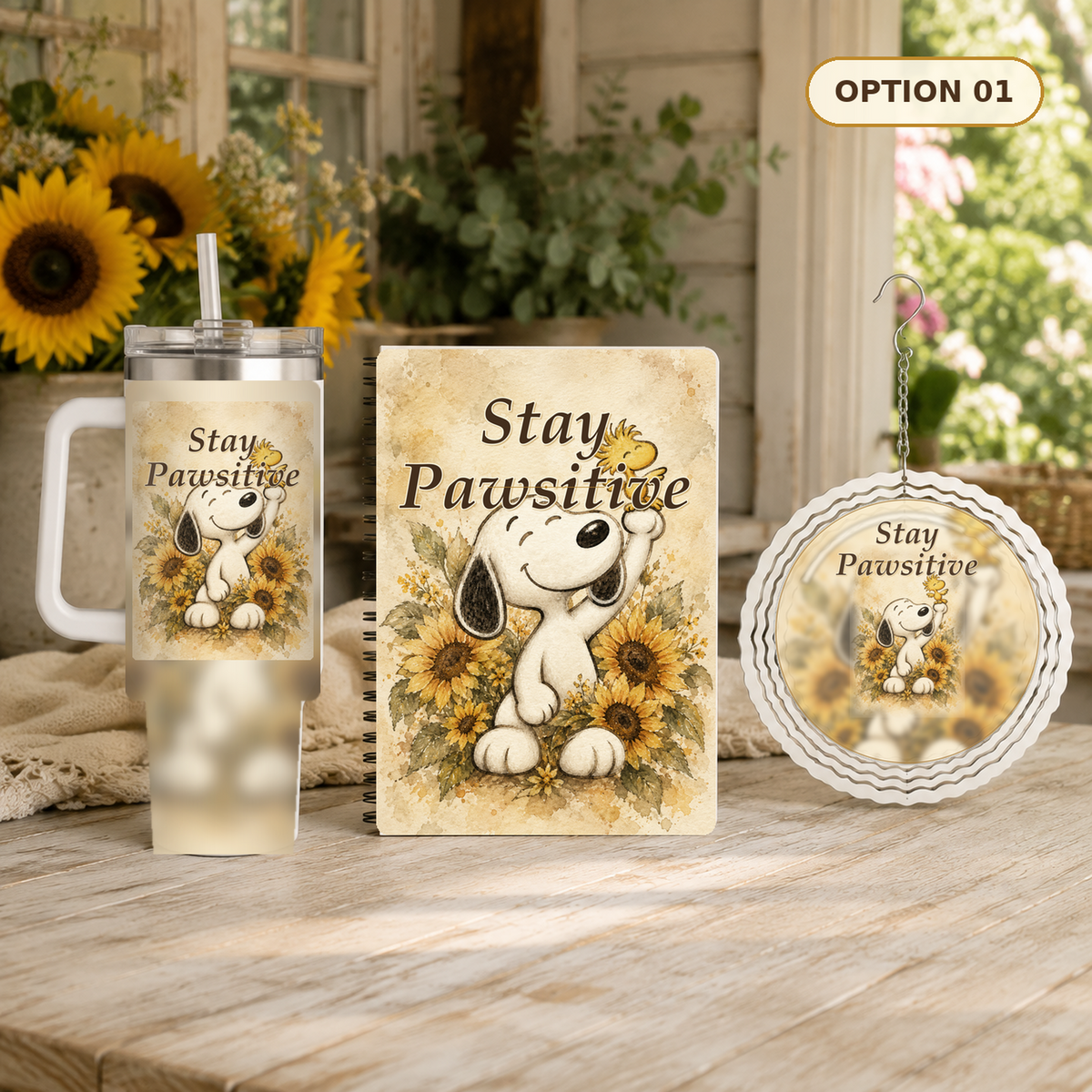 Sunflowers and Snoopy Gifts