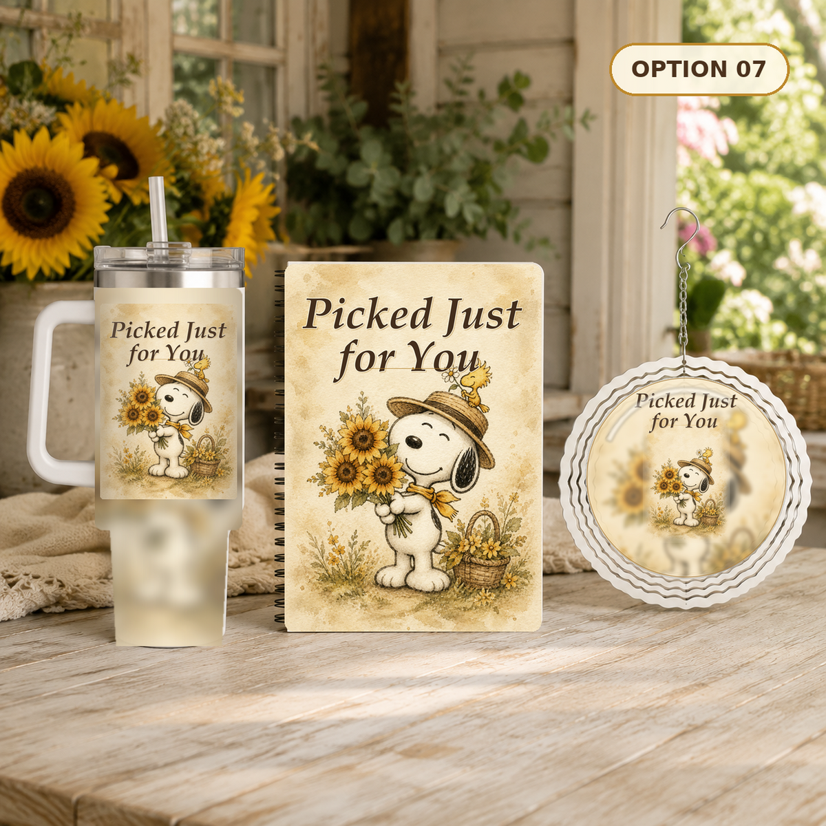 Sunflowers and Snoopy Gifts