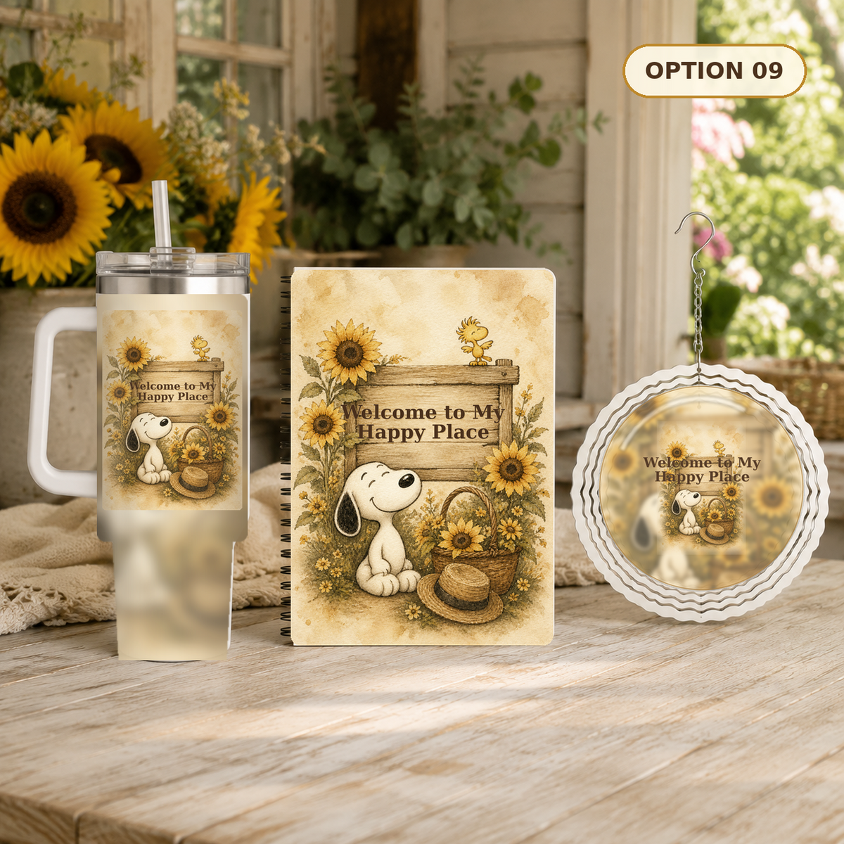 Sunflowers and Snoopy Gifts