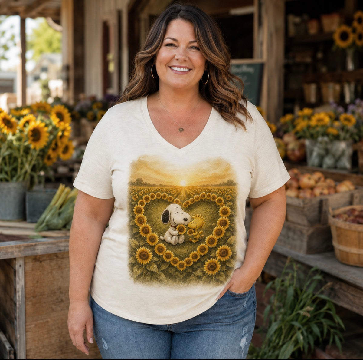 Sunflowers & Smiles Custom Tees