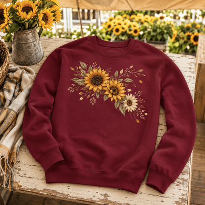 Sunflowers and Smiles Sweatshirts & Hoodies
