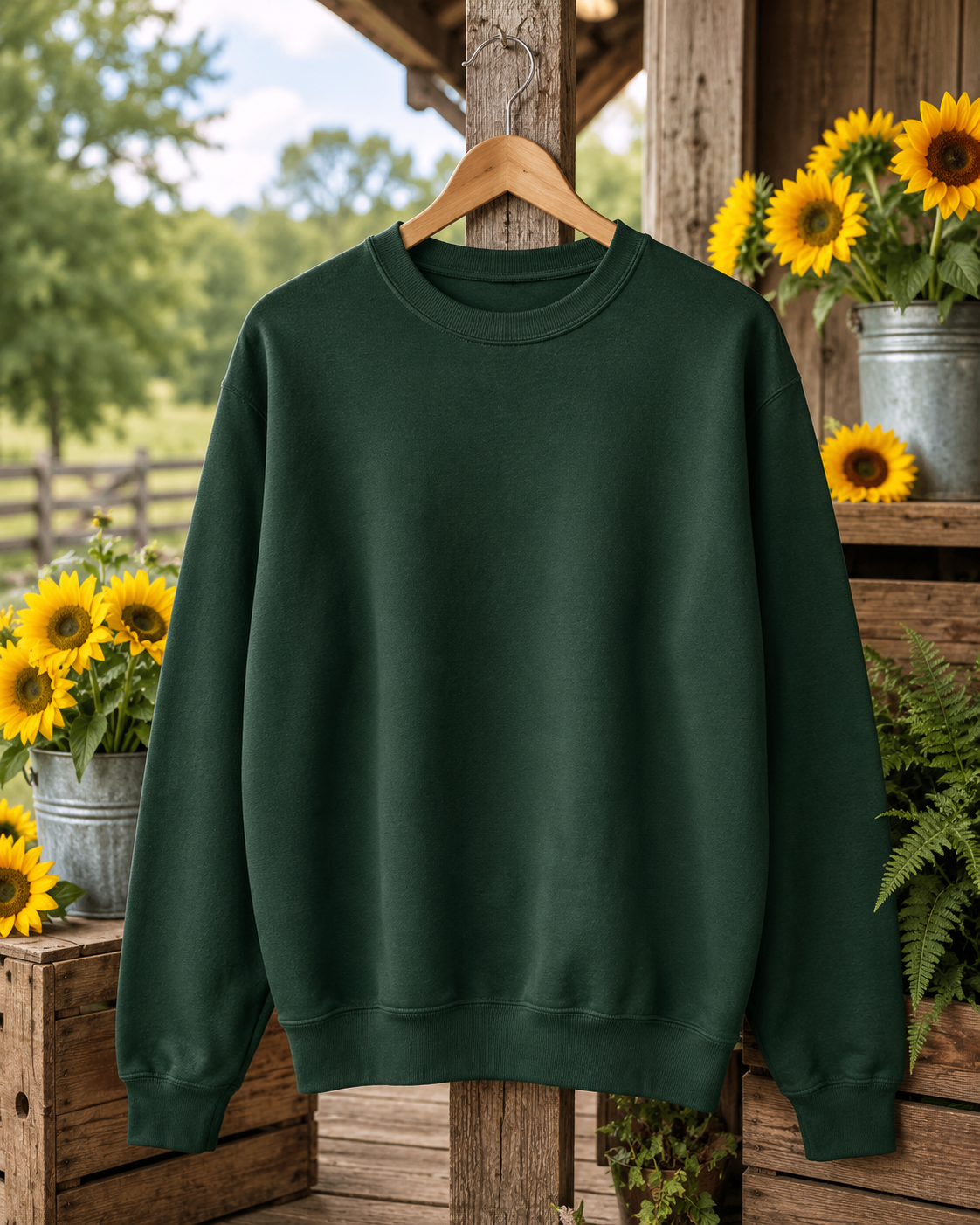 Sunflowers and Smiles Sweatshirts & Hoodies