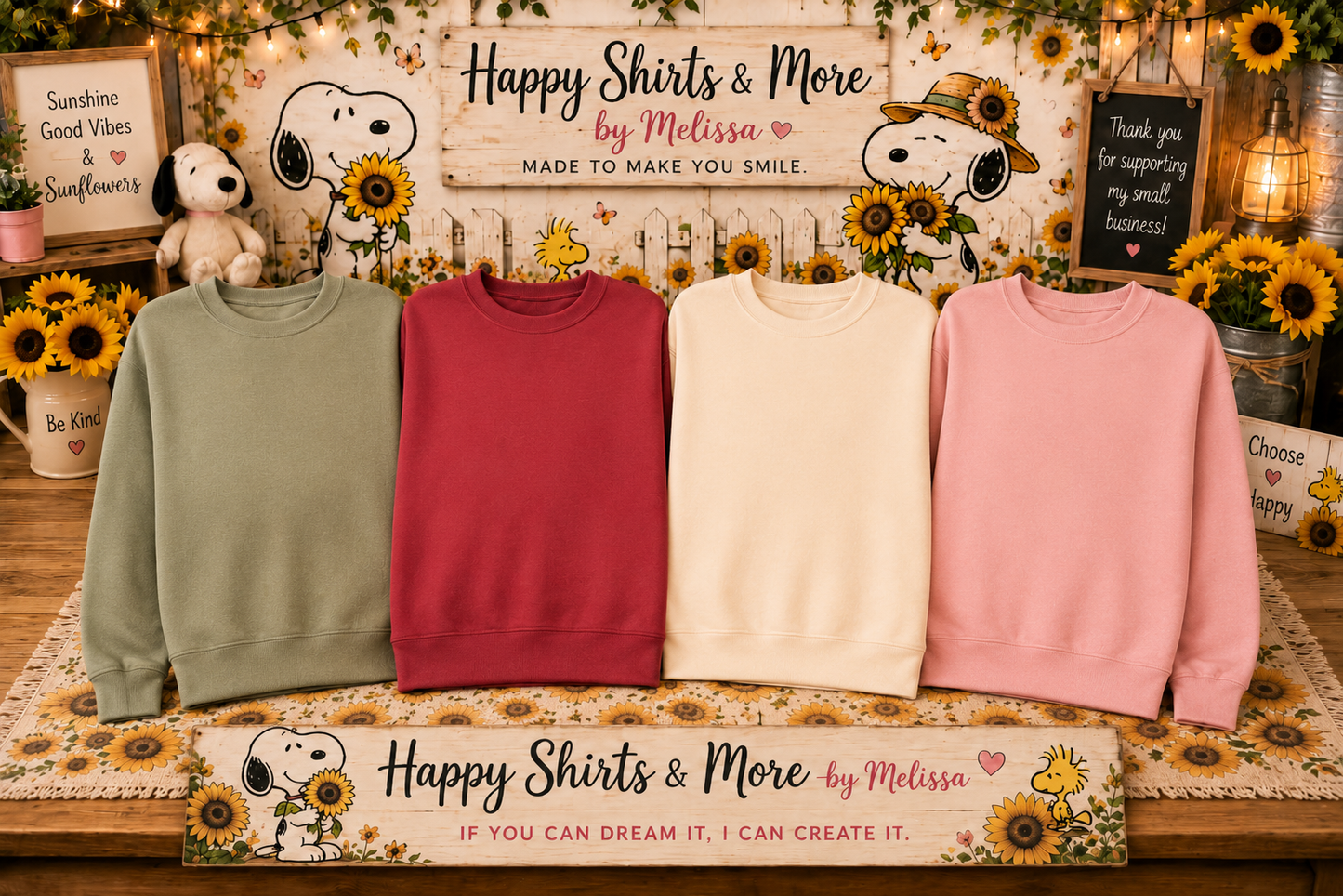 Sunflowers and Smiles Sweatshirts & Hoodies
