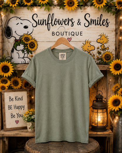 Sunflowers & Smiles Custom Tees